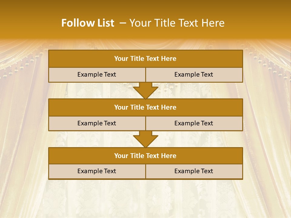 Curtain Luxury PowerPoint Template