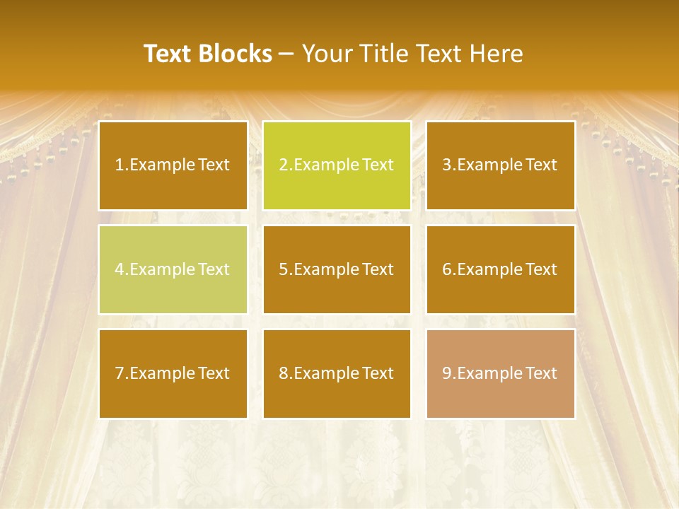 Curtain Luxury PowerPoint Template