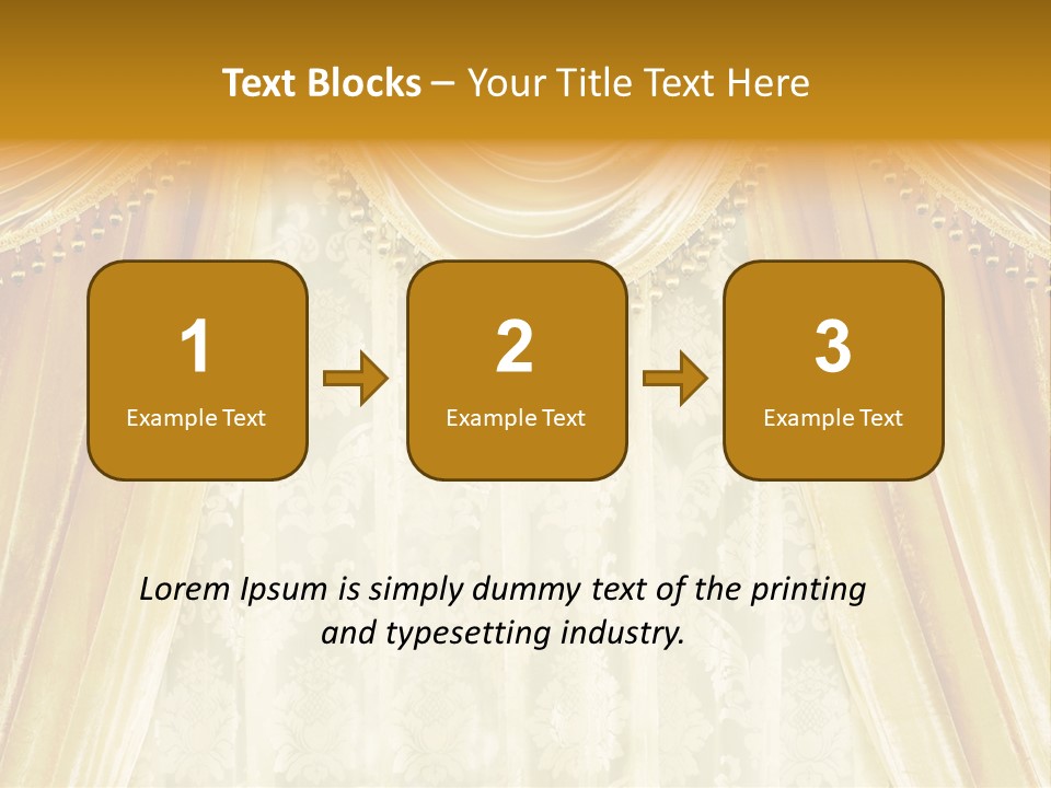 Curtain Luxury PowerPoint Template