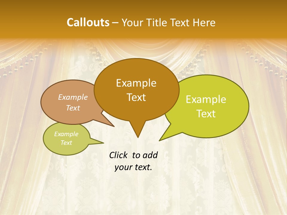 Curtain Luxury PowerPoint Template