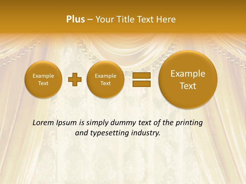 Curtain Luxury PowerPoint Template