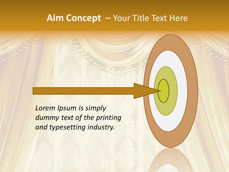 Curtain Luxury PowerPoint Template