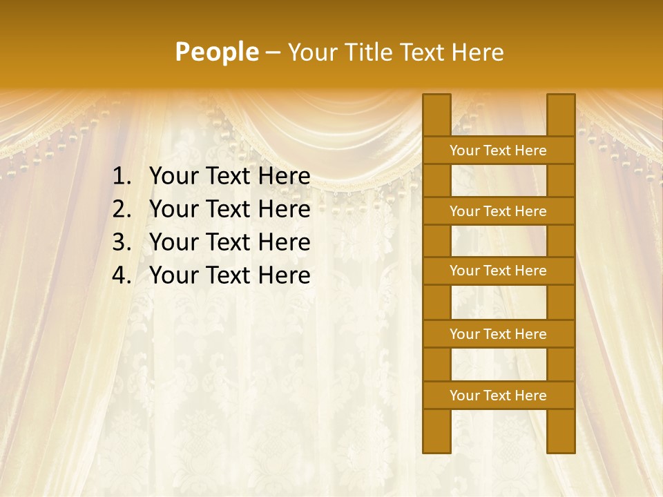 Curtain Luxury PowerPoint Template