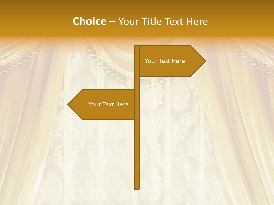 Curtain Luxury PowerPoint Template