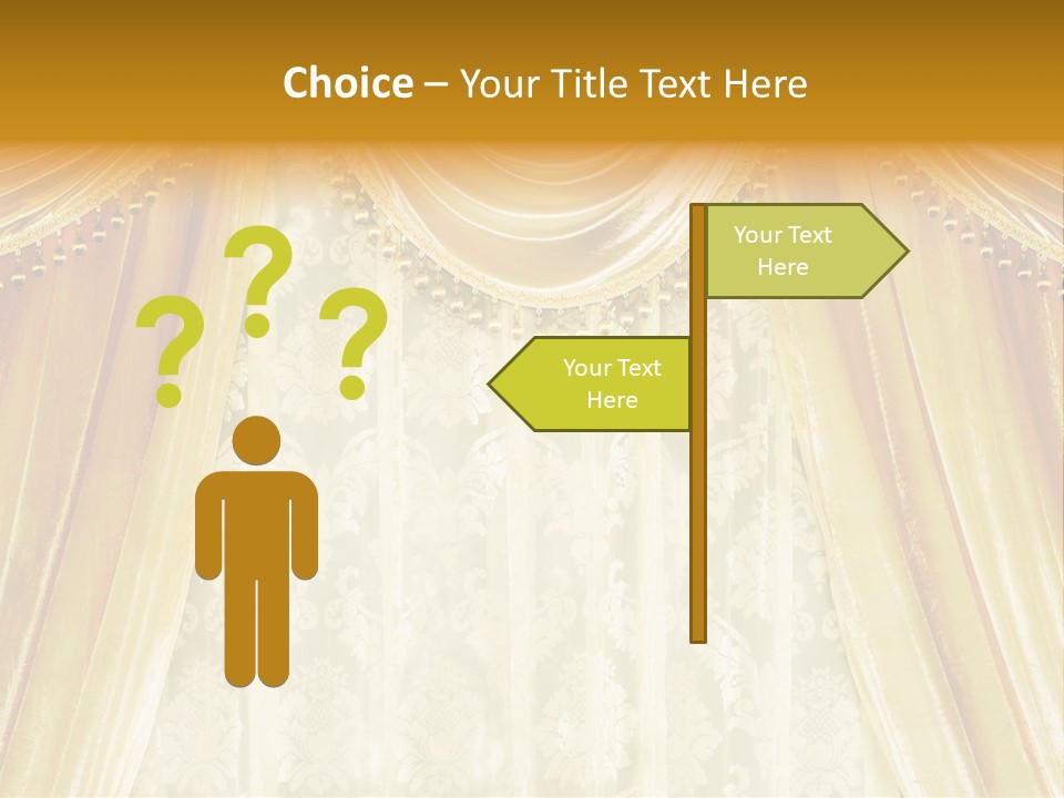 Curtain Luxury PowerPoint Template