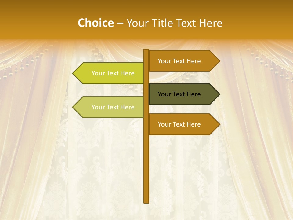 Curtain Luxury PowerPoint Template