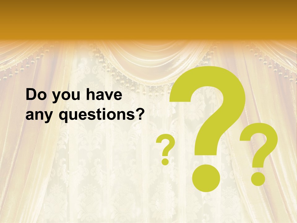 Curtain Luxury PowerPoint Template