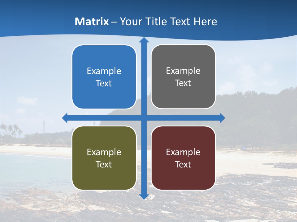 Water Pacific Village PowerPoint Template