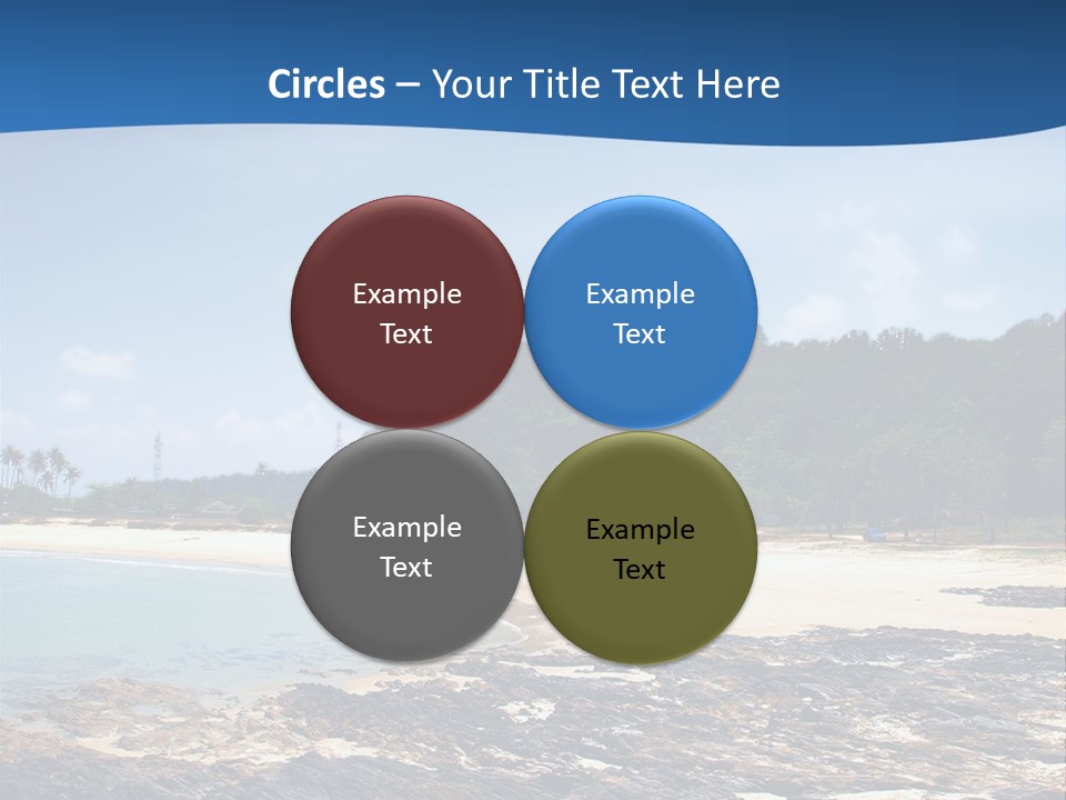 Water Pacific Village PowerPoint Template