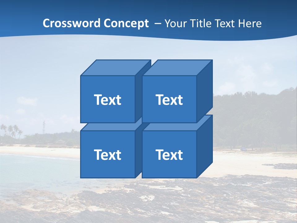 Water Pacific Village PowerPoint Template
