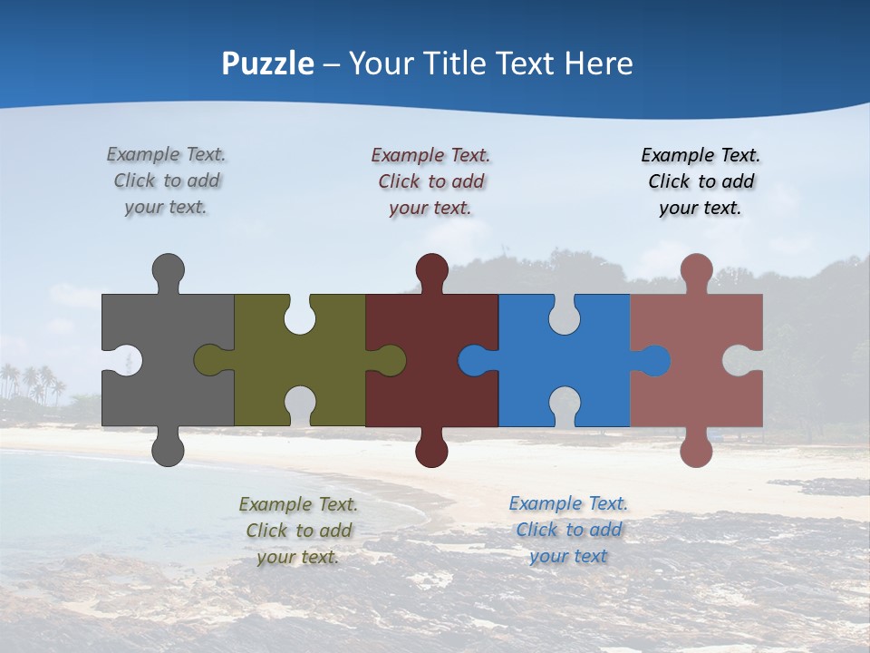 Water Pacific Village PowerPoint Template