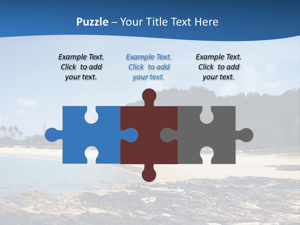 Water Pacific Village PowerPoint Template