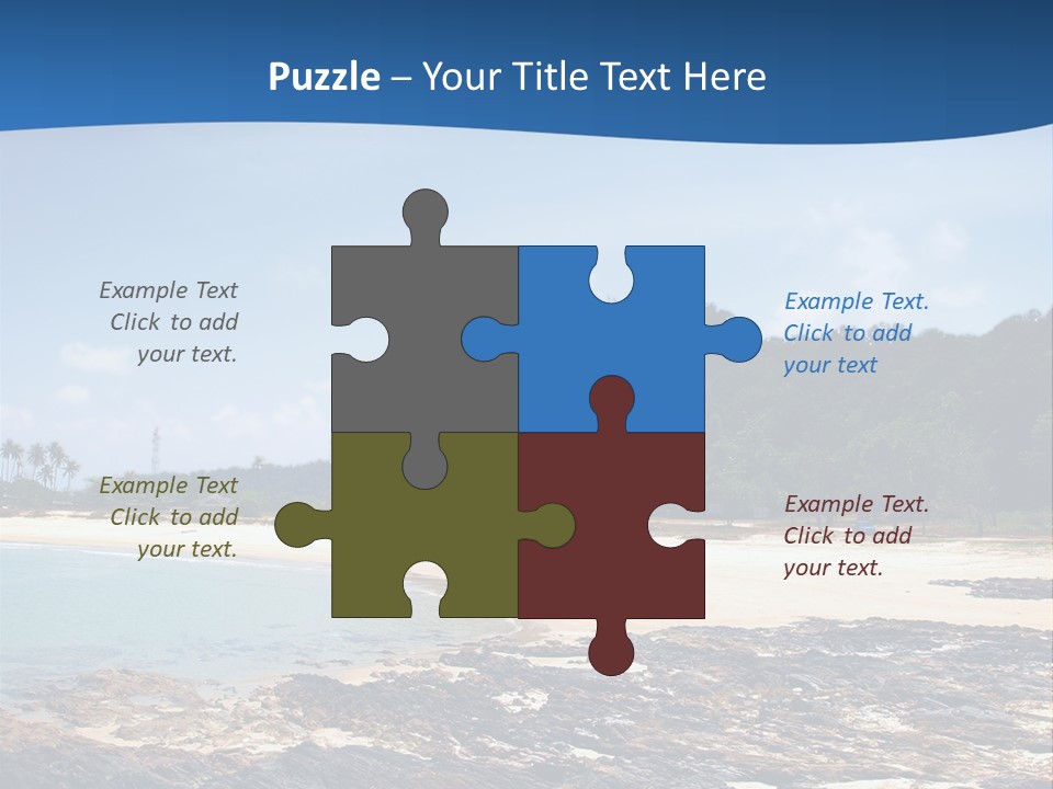 Water Pacific Village PowerPoint Template