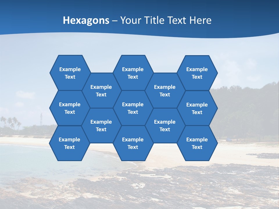 Water Pacific Village PowerPoint Template