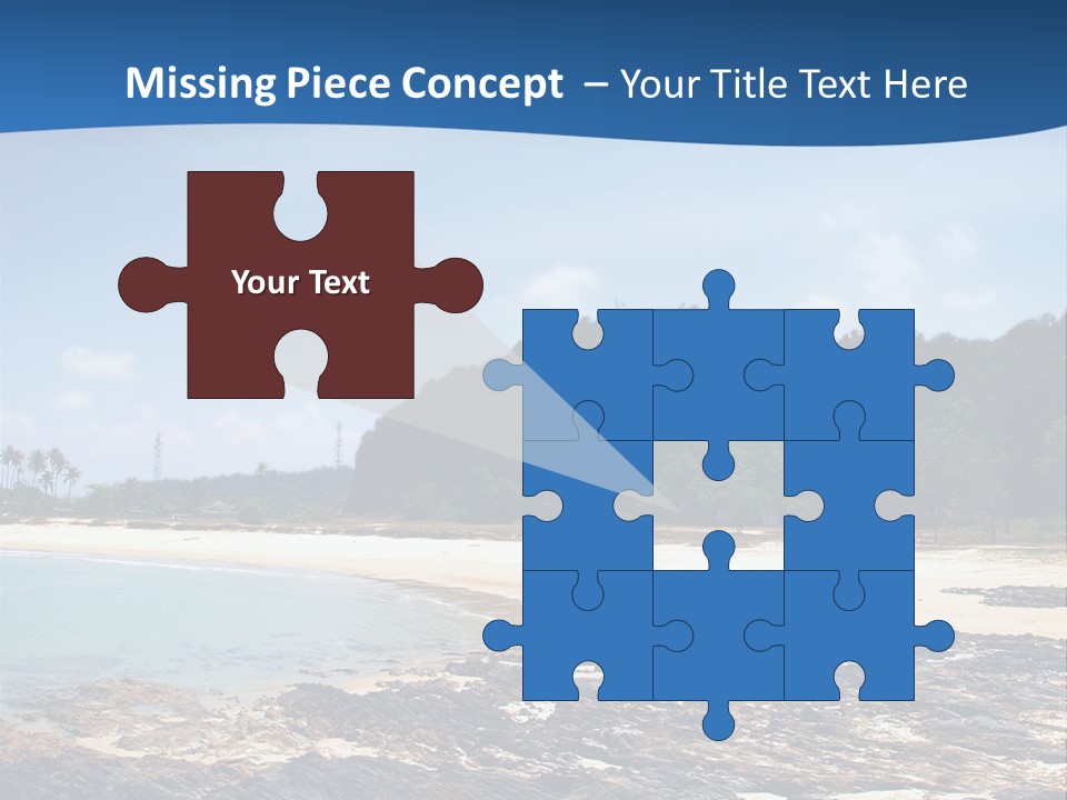 Water Pacific Village PowerPoint Template