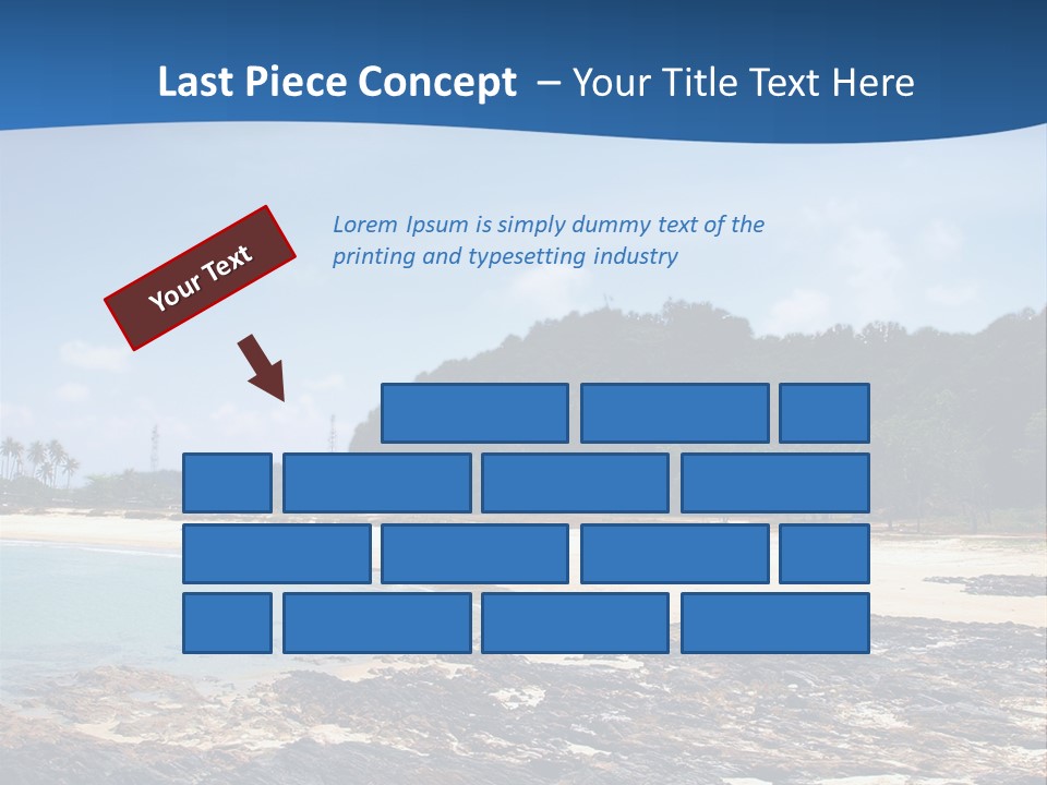 Water Pacific Village PowerPoint Template