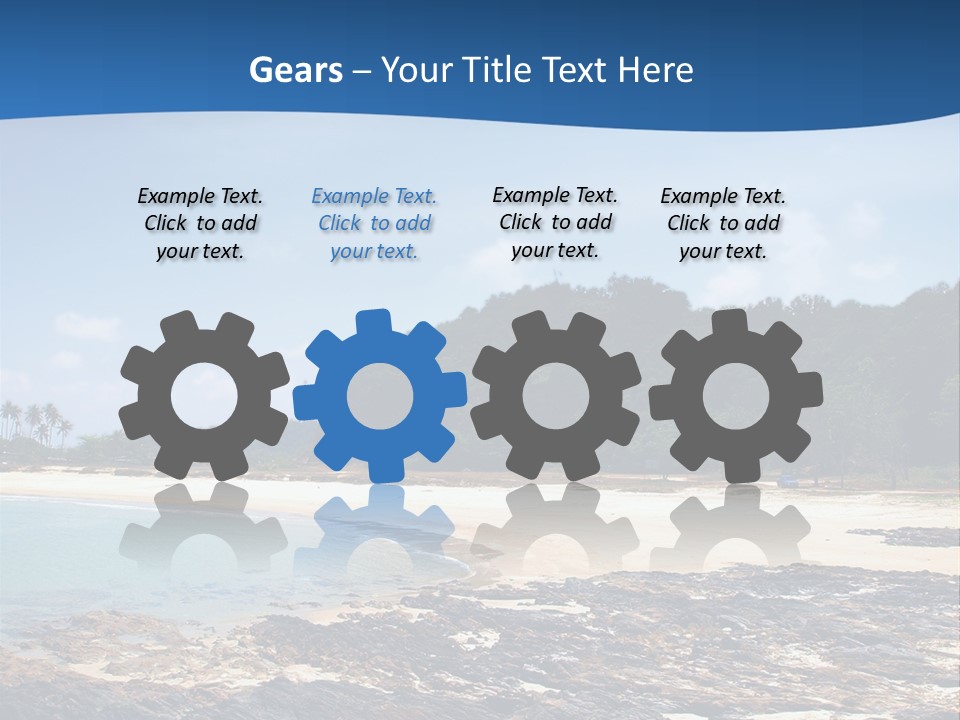 Water Pacific Village PowerPoint Template