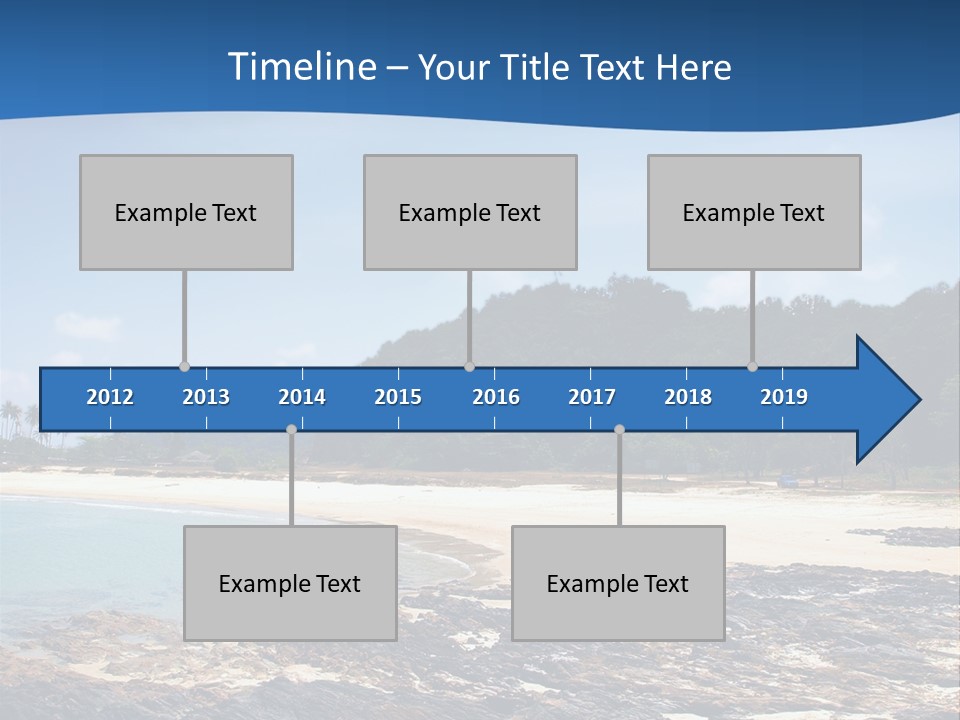 Water Pacific Village PowerPoint Template