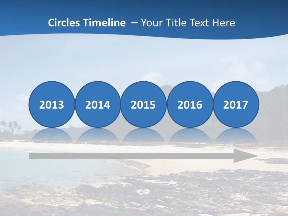 Water Pacific Village PowerPoint Template