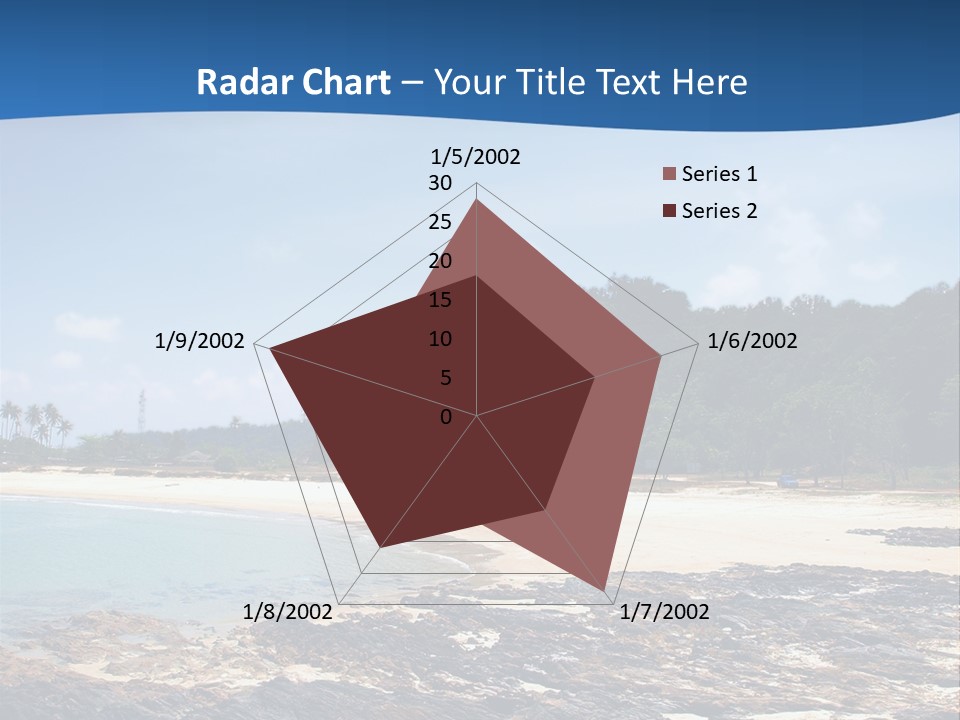 Water Pacific Village PowerPoint Template