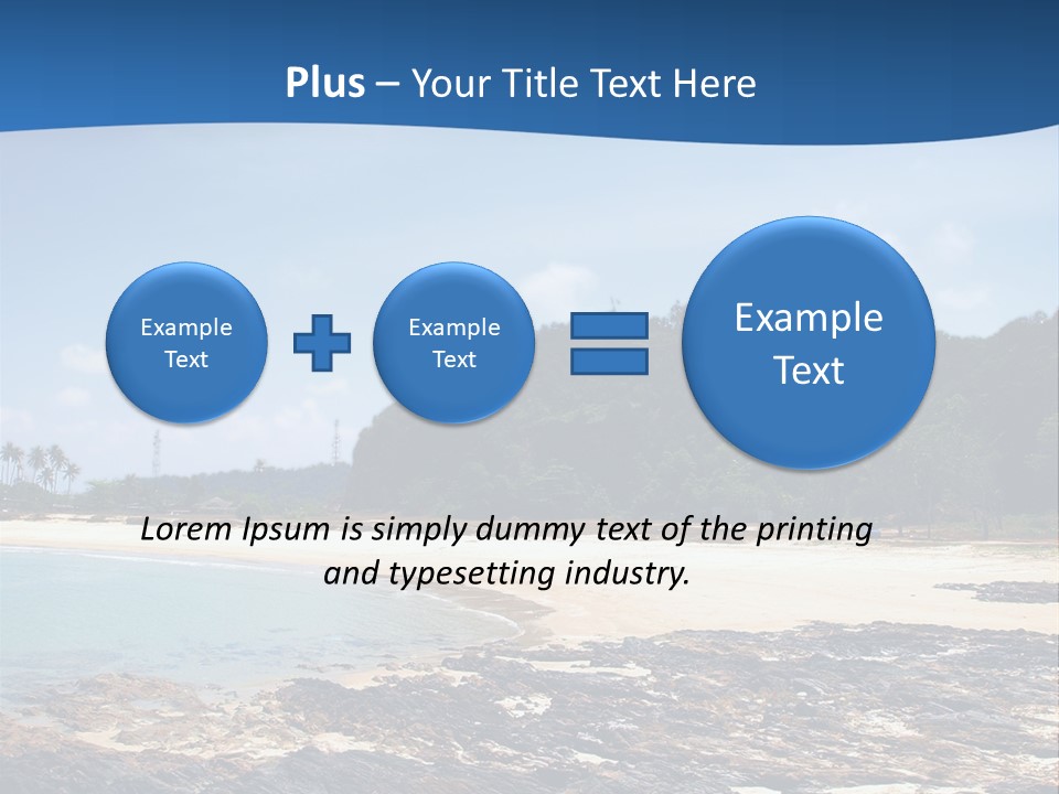 Water Pacific Village PowerPoint Template