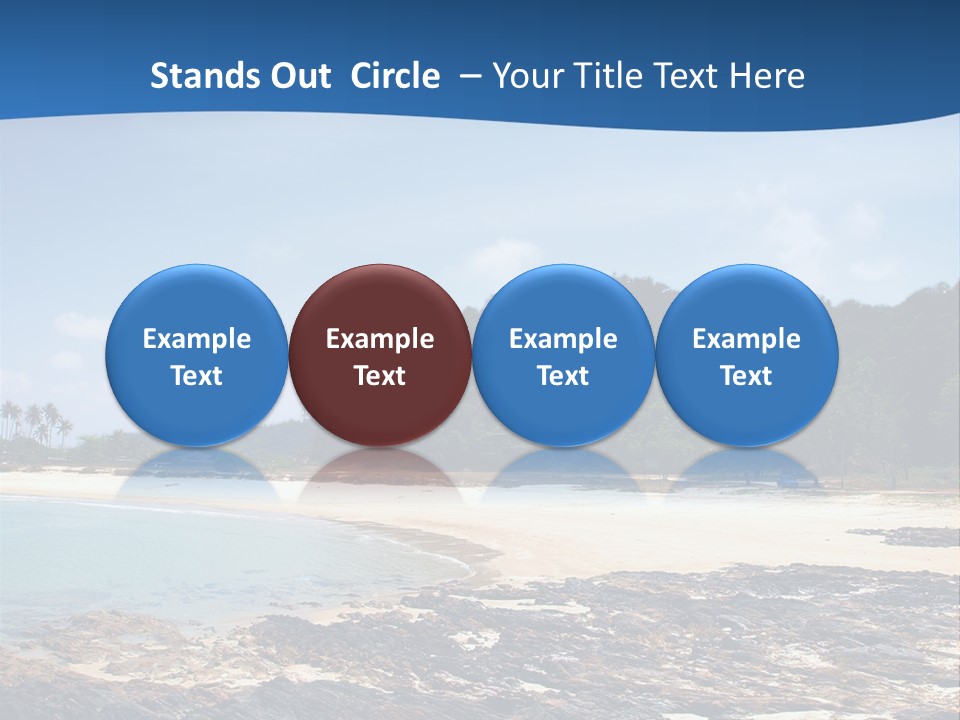 Water Pacific Village PowerPoint Template