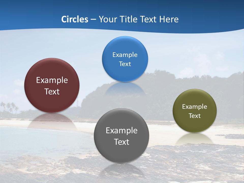 Water Pacific Village PowerPoint Template