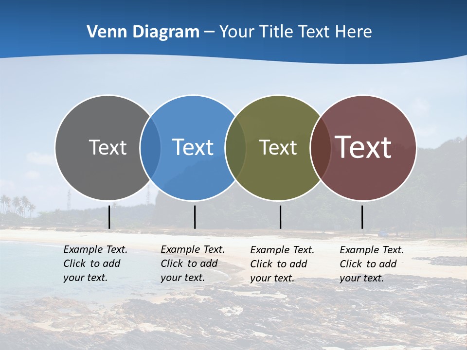 Water Pacific Village PowerPoint Template