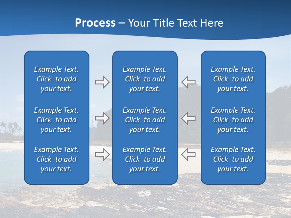 Water Pacific Village PowerPoint Template