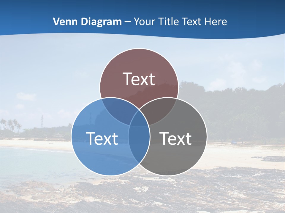 Water Pacific Village PowerPoint Template