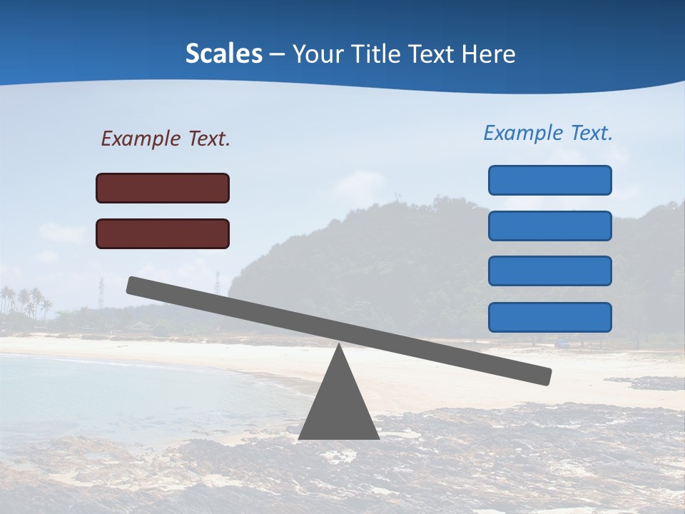 Water Pacific Village PowerPoint Template