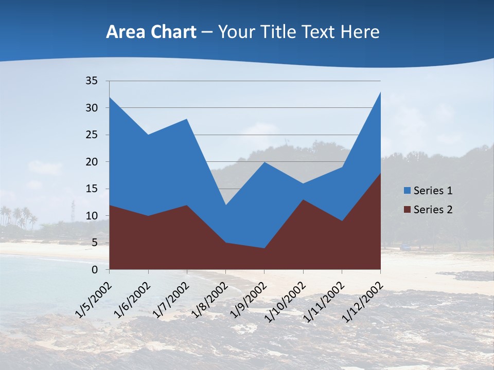 Water Pacific Village PowerPoint Template