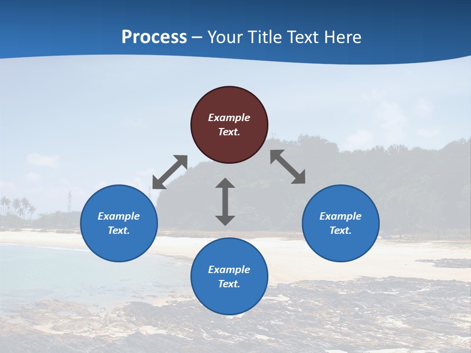 Water Pacific Village PowerPoint Template