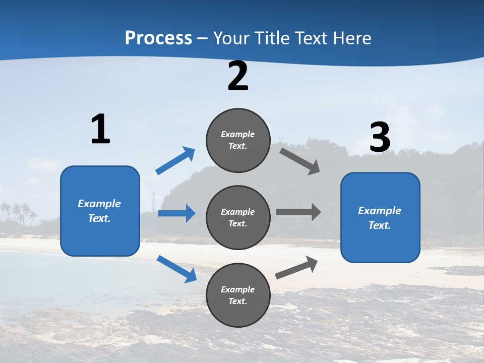 Water Pacific Village PowerPoint Template