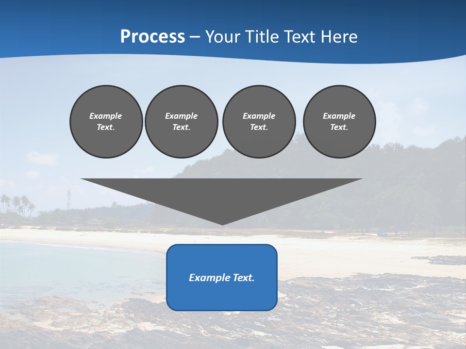 Water Pacific Village PowerPoint Template
