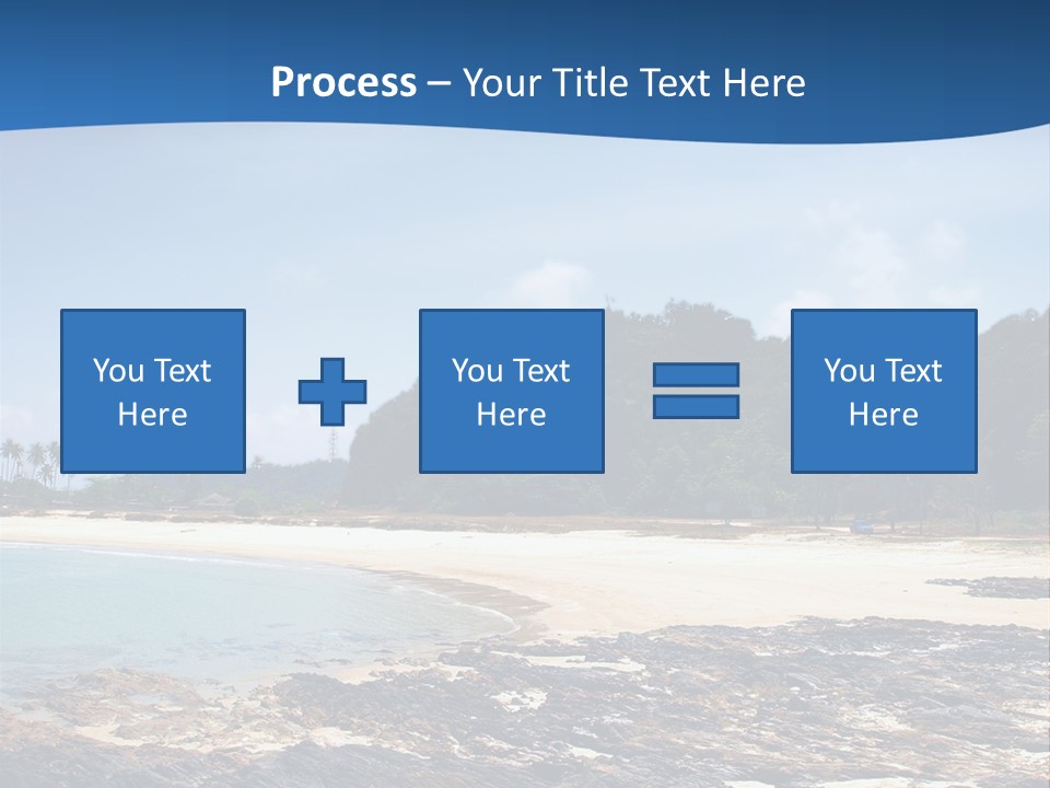 Water Pacific Village PowerPoint Template