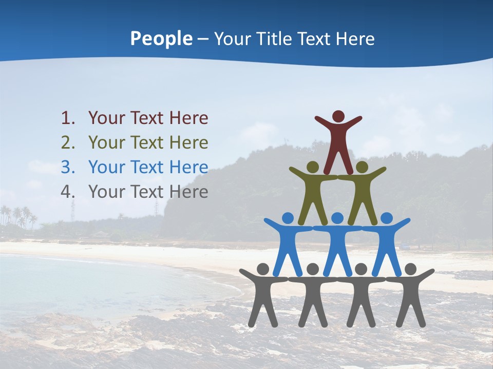 Water Pacific Village PowerPoint Template