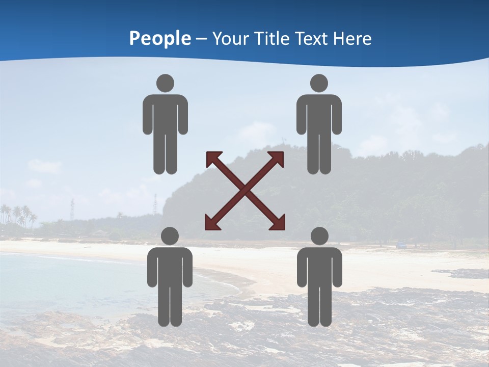 Water Pacific Village PowerPoint Template