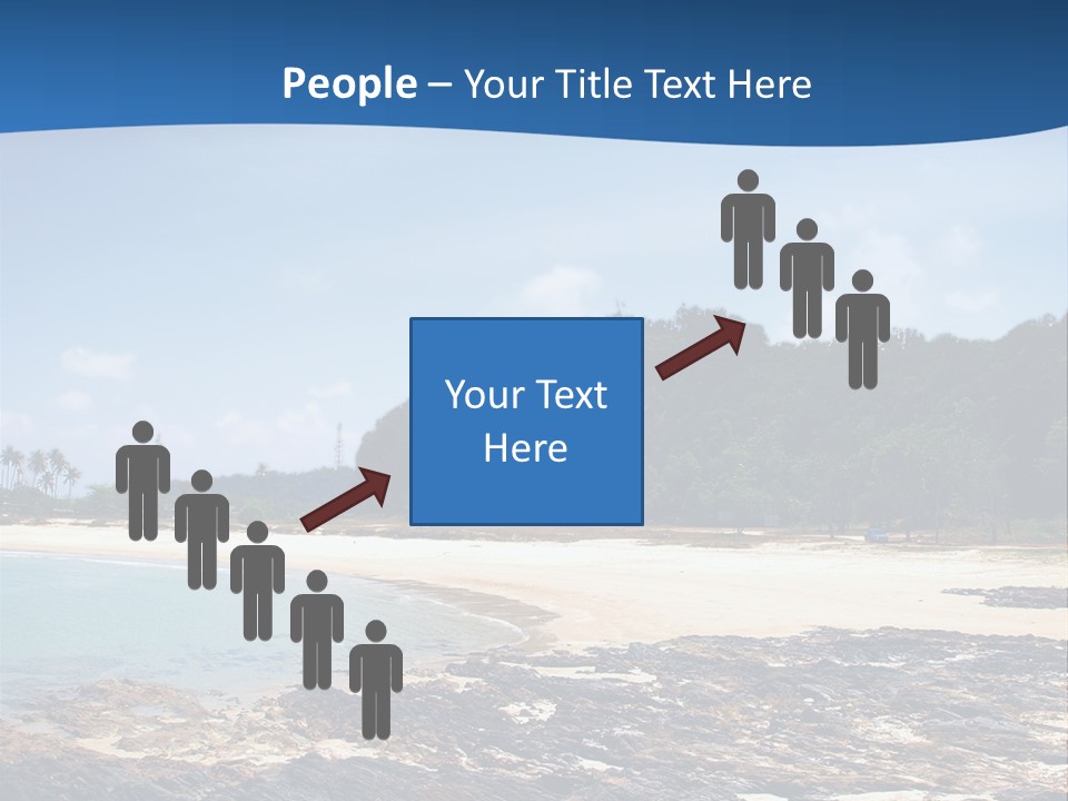 Water Pacific Village PowerPoint Template