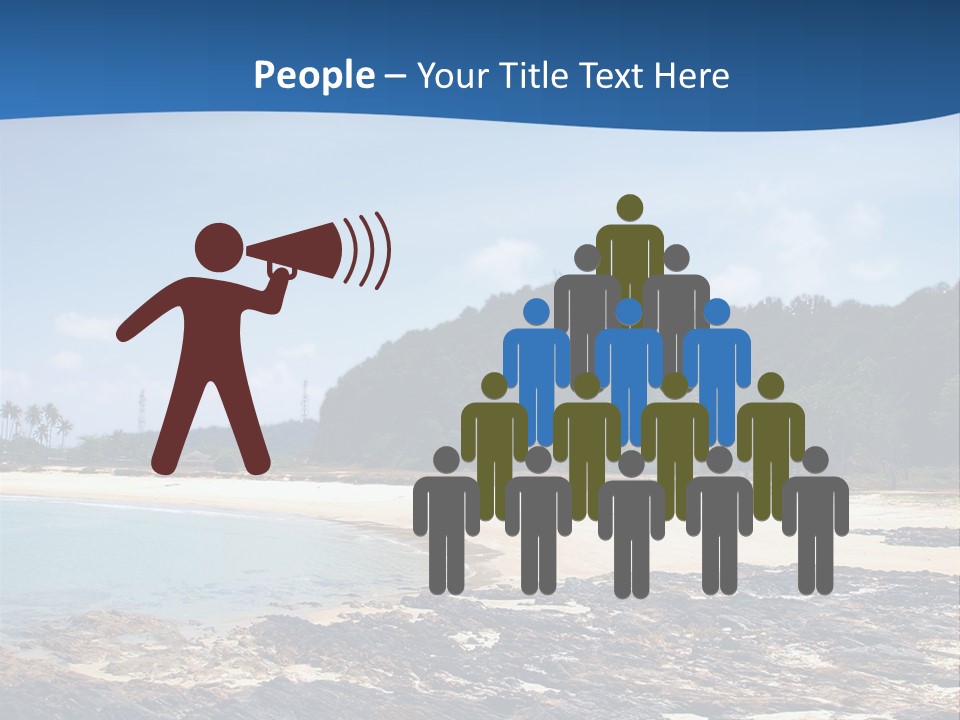 Water Pacific Village PowerPoint Template