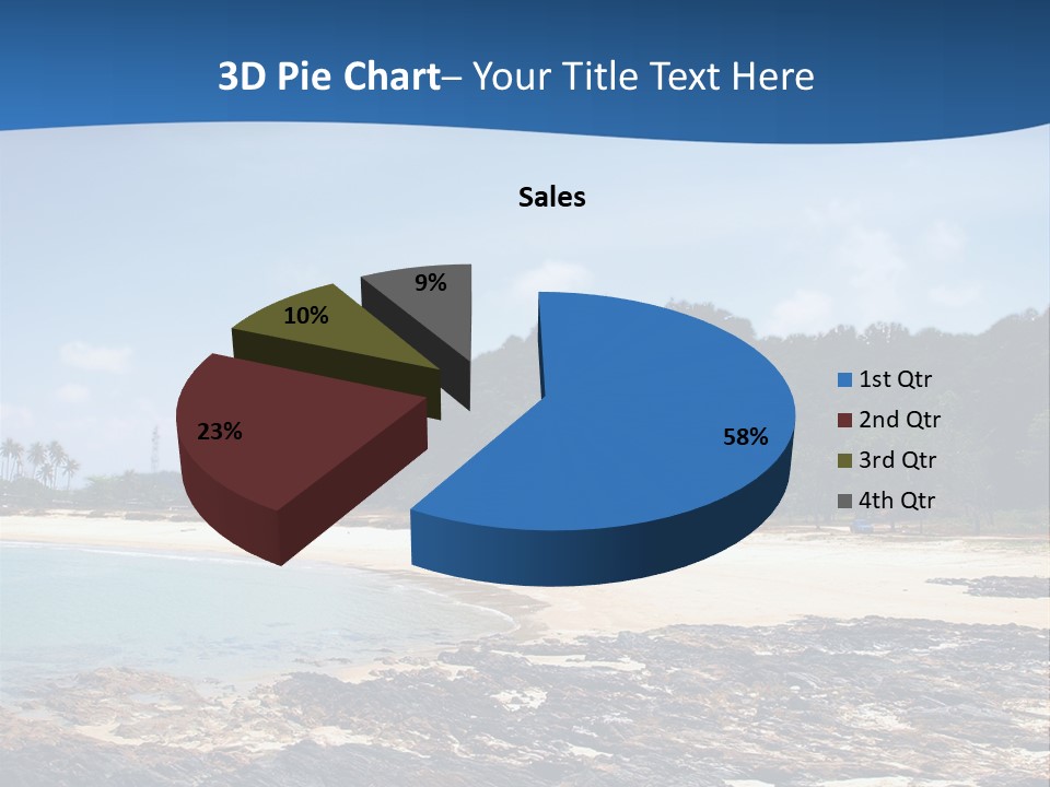 Water Pacific Village PowerPoint Template