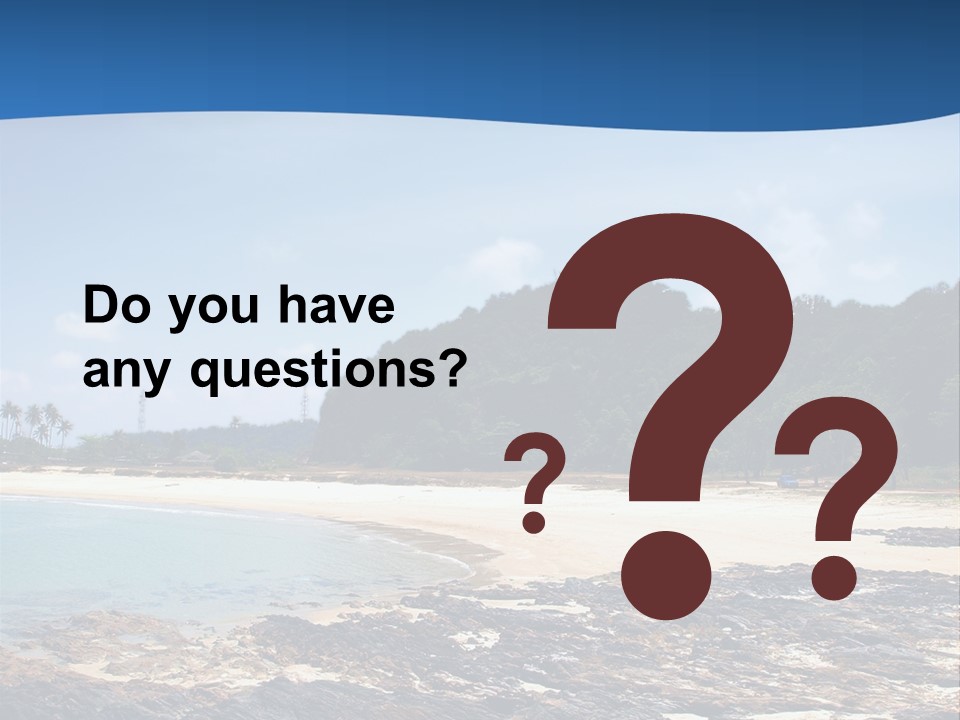 Water Pacific Village PowerPoint Template