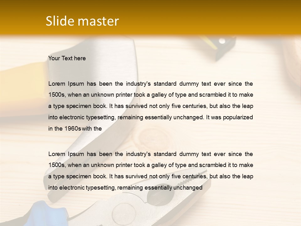 Image Equipment Nobody PowerPoint Template