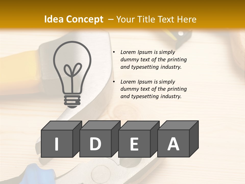 Image Equipment Nobody PowerPoint Template