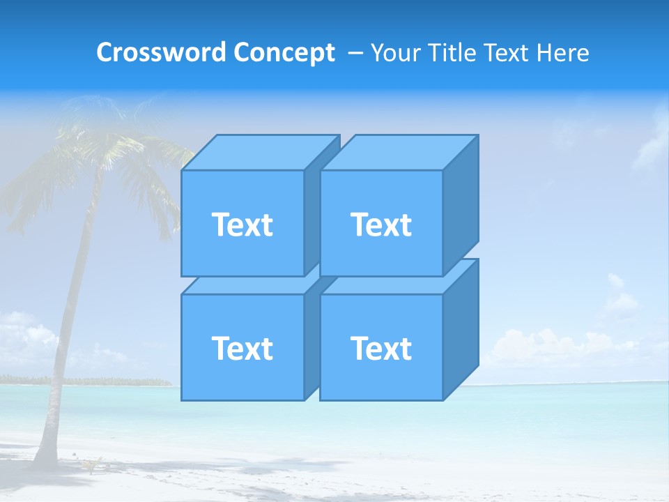 Caribbean Beach PowerPoint Template