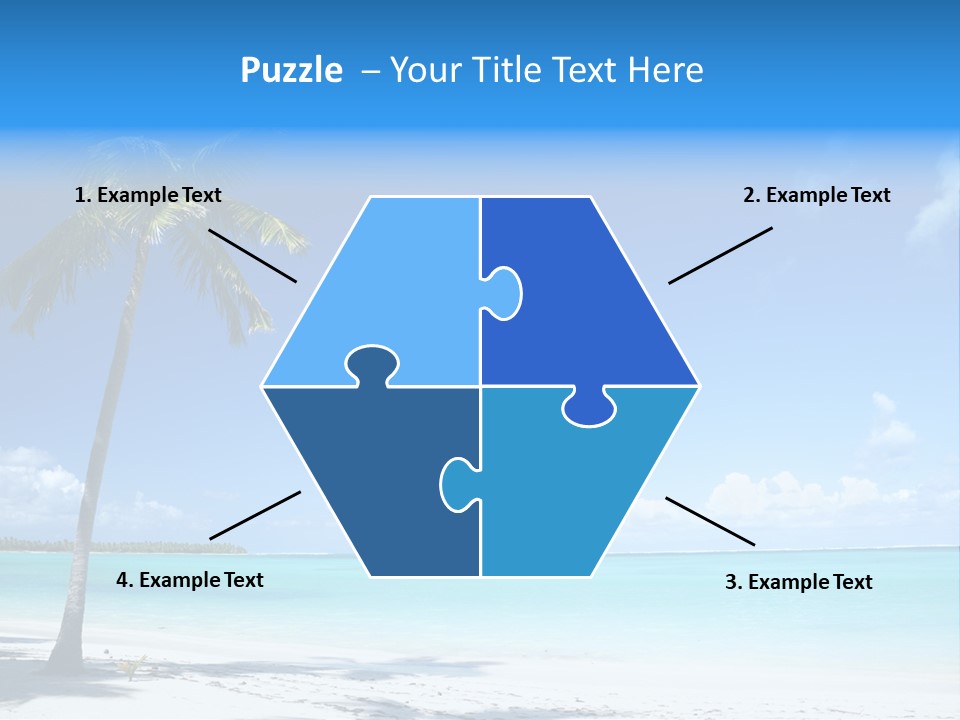 Caribbean Beach PowerPoint Template