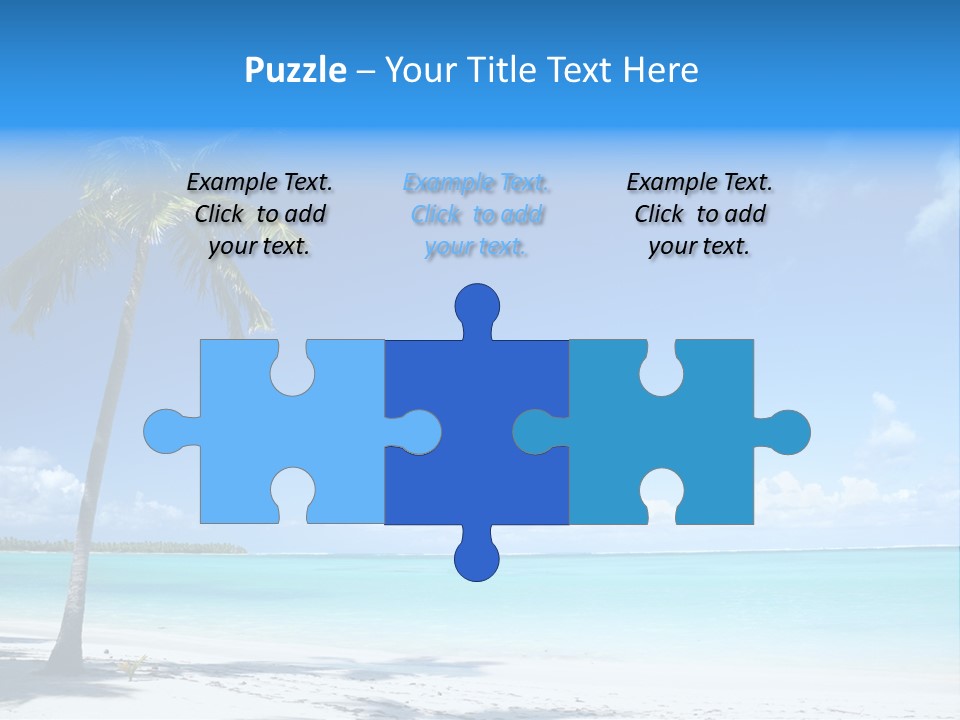 Caribbean Beach PowerPoint Template