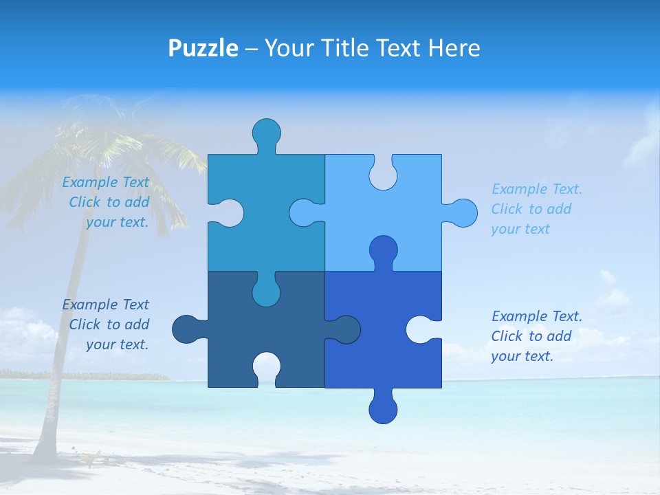 Caribbean Beach PowerPoint Template