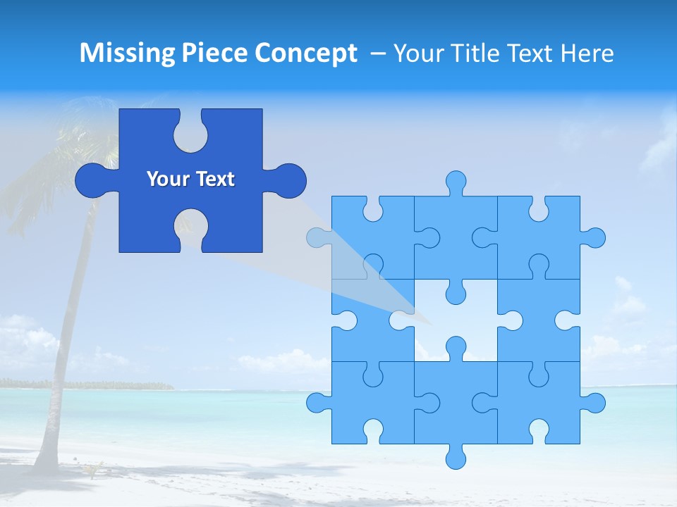 Caribbean Beach PowerPoint Template