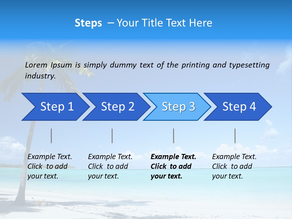 Caribbean Beach PowerPoint Template